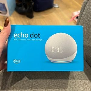 NEVER BEEN OPENED AMAZON Echo Dot (4th Gen) | Smart speaker with clock and Alexa